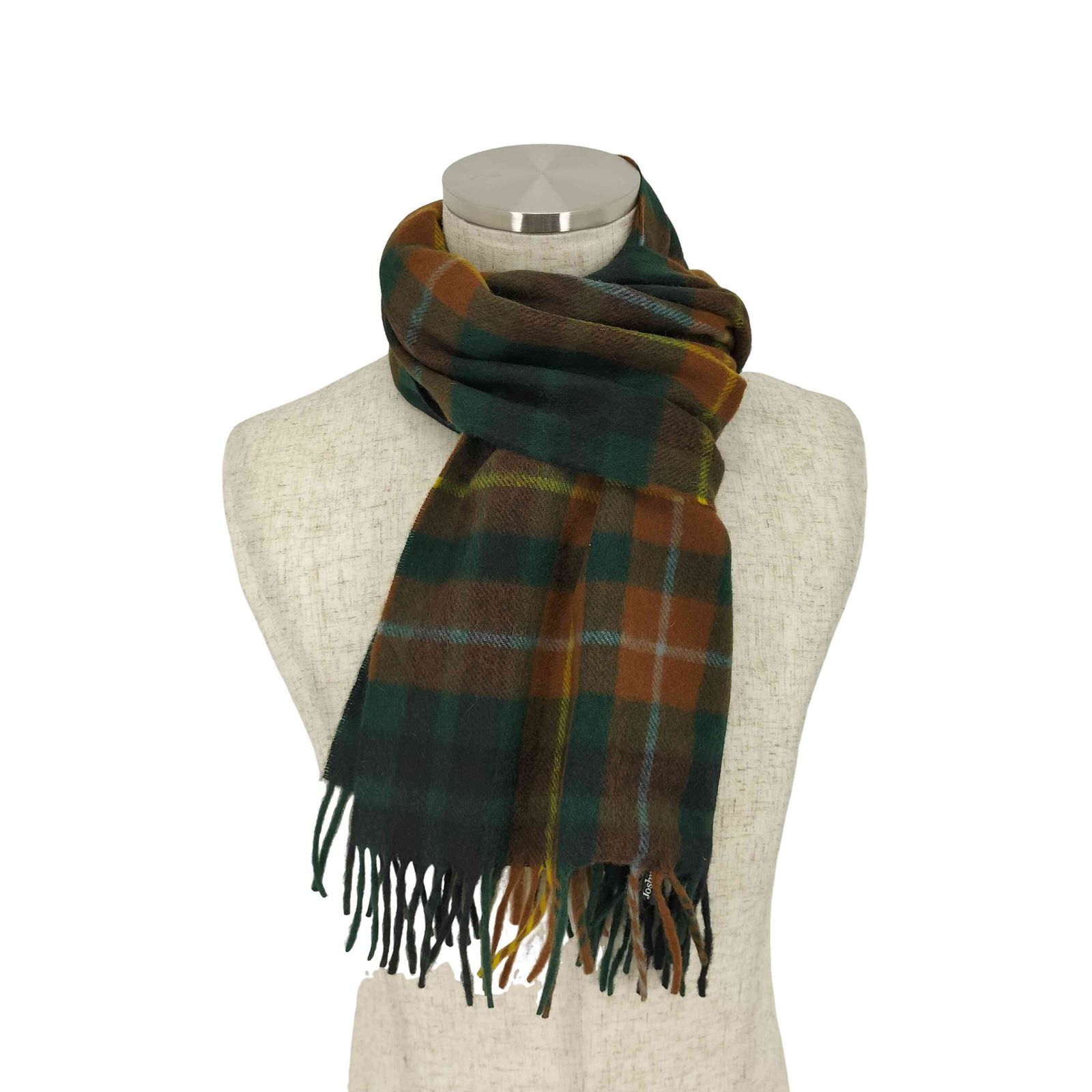 Joshua Ellis england(ジョシュアエリス) カシミヤ100 チェック柄マフラー メンズ 表記無 【中古】【ブランド古着バズストア】 ジョシュアエリス Joshua Ellis england カシミヤ100 チェック柄