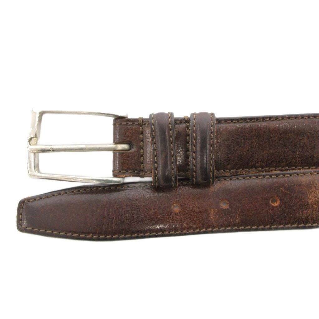 【美品】Felisi ベルト 茶色 メンズ レザーベルト フェリージ フェリージ Felisi レザーベルト 44-80 茶 ブラウン /GV - メルカリ