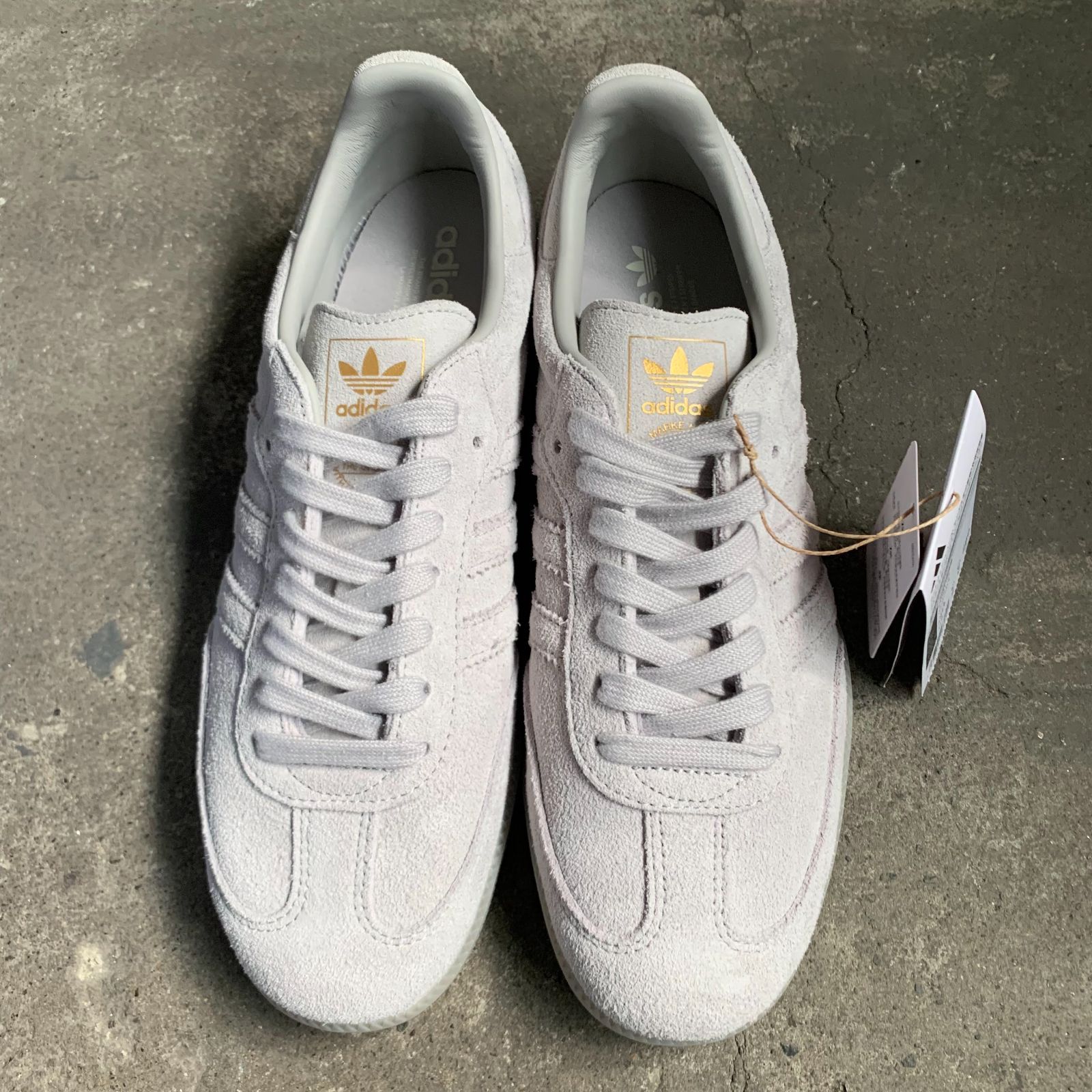 417 EDIFICE x adidas Originals 25aw 別注 SAMBA OG Grey Two 28cm 