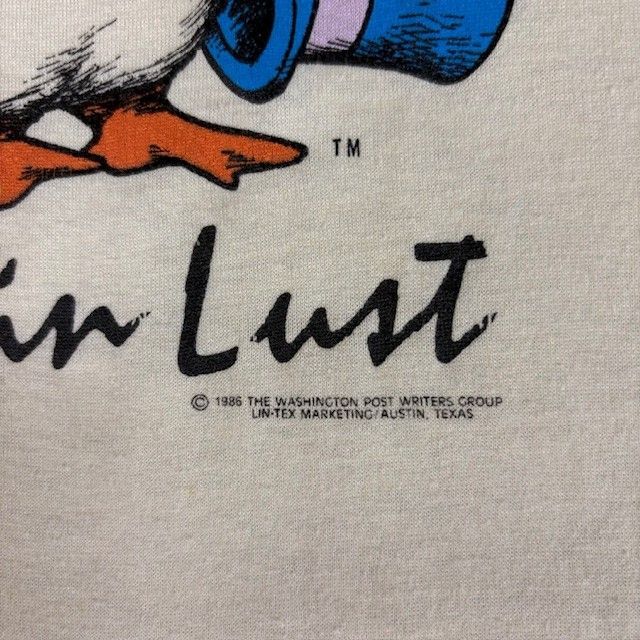 Opus the Penguin 80年代 プリントTシャツ Penguin Lust 07061810 861 