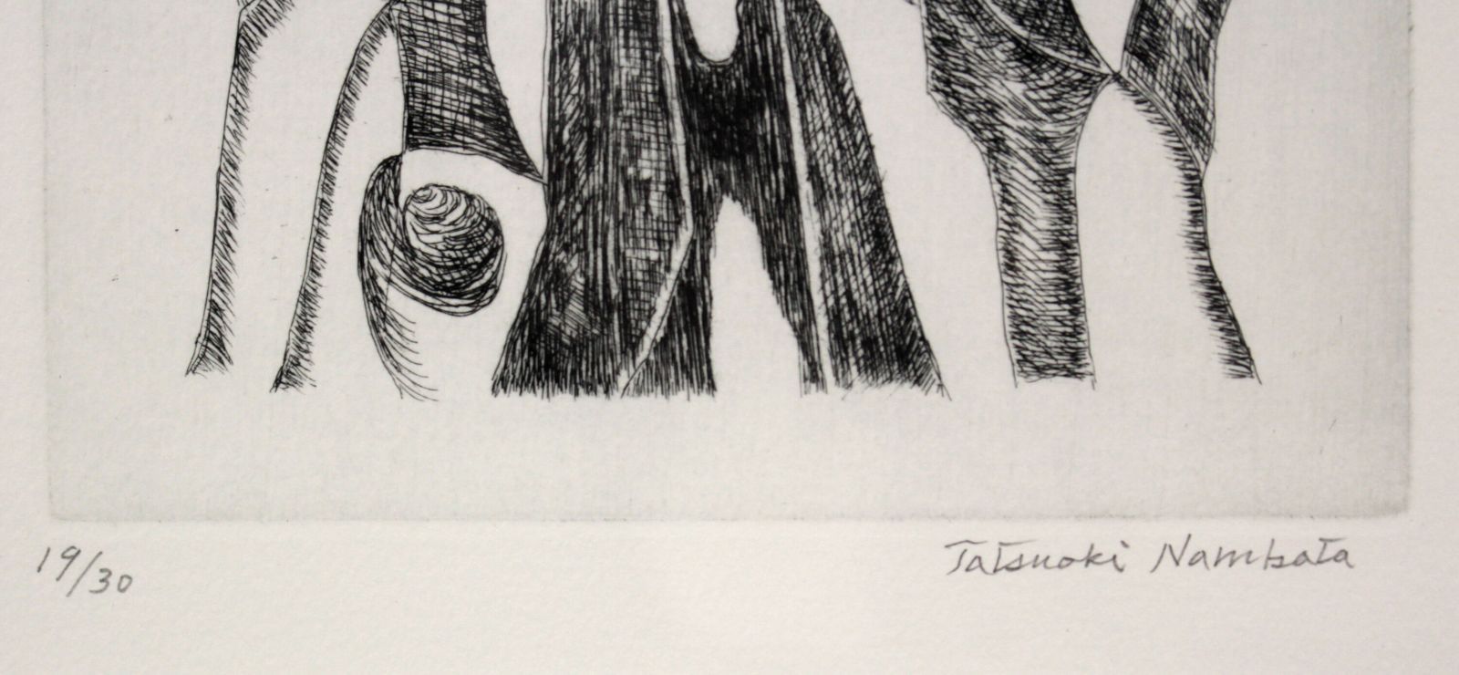 難波田龍起 「広場の対話」 エッチング 絵画 - メルカリ