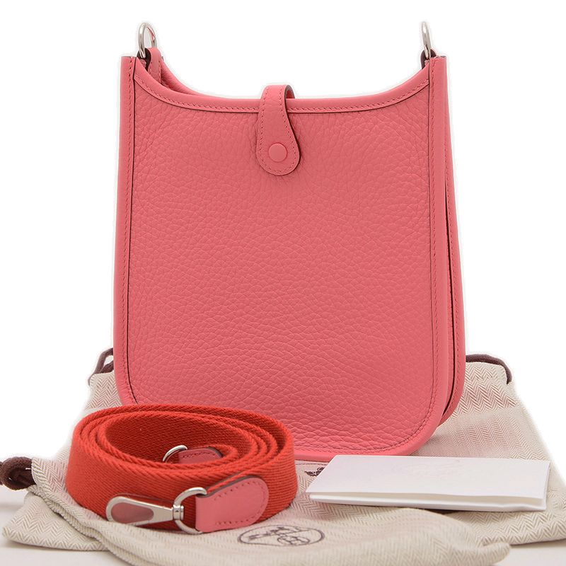 HERMES - エルメス エブリンTPM トリヨン ローズアザレ シルバー