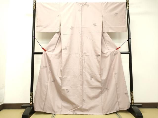 平和屋着物●上質な紬　葡萄蔦の葉文　さが美扱い　正絹　逸品　DAAS2005tw 平和屋着物○上質な紬 葡萄蔦の葉文 さが美扱い 正絹 逸品 DAAS2005tw