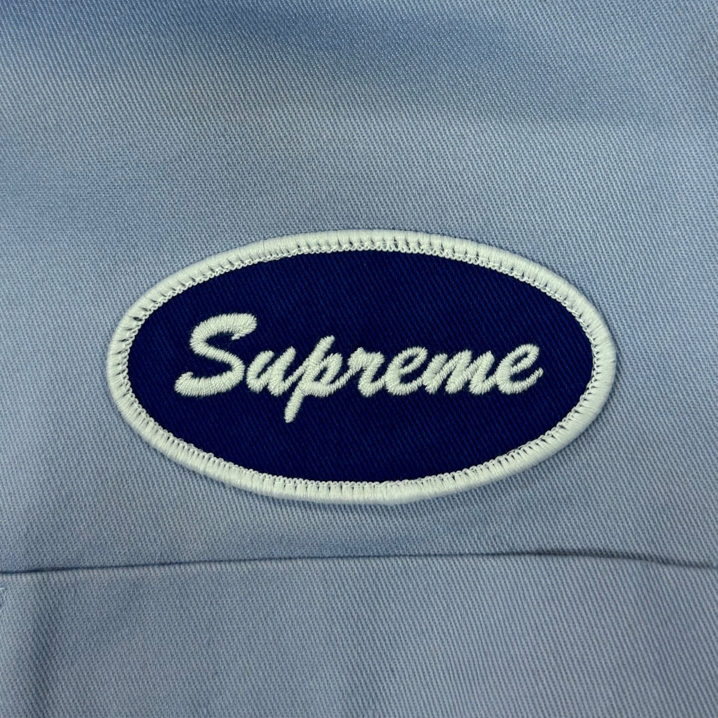 SUPREME シュプリーム 23AWサーマルレイヤード長袖ワークシャツ ブルー SUPREME シュプリーム 23AWサーマルレイヤード長袖ワークシャツ