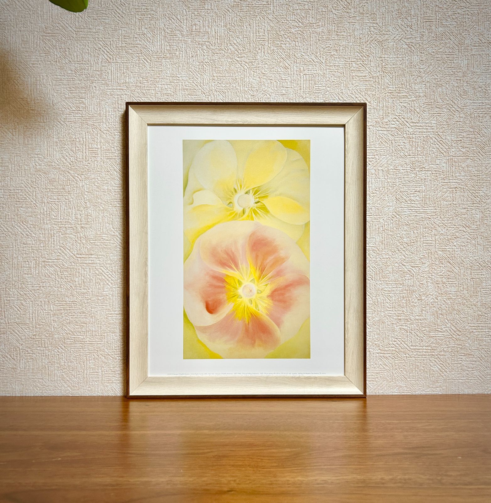 ジョージア・オキーフ ポスター額付き 新品☆額縁付アートポスター☆ジョージア・オキーフ☆O'Keeffe