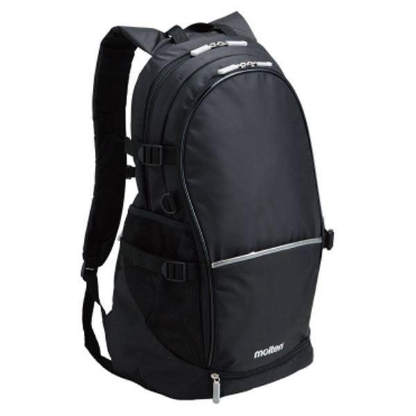 〔モルテン Molten〕 バックパック|スポーツバッグ 〔ブラック 40L〕 幅35cm ボール シューズ収納ネット付き