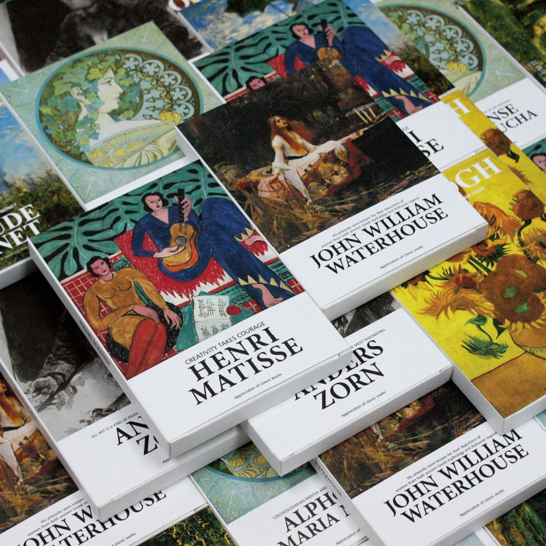 新品未開封】ジョン・ウィリアム・ウォーターハウスのポストカード30枚セット　メルカリ