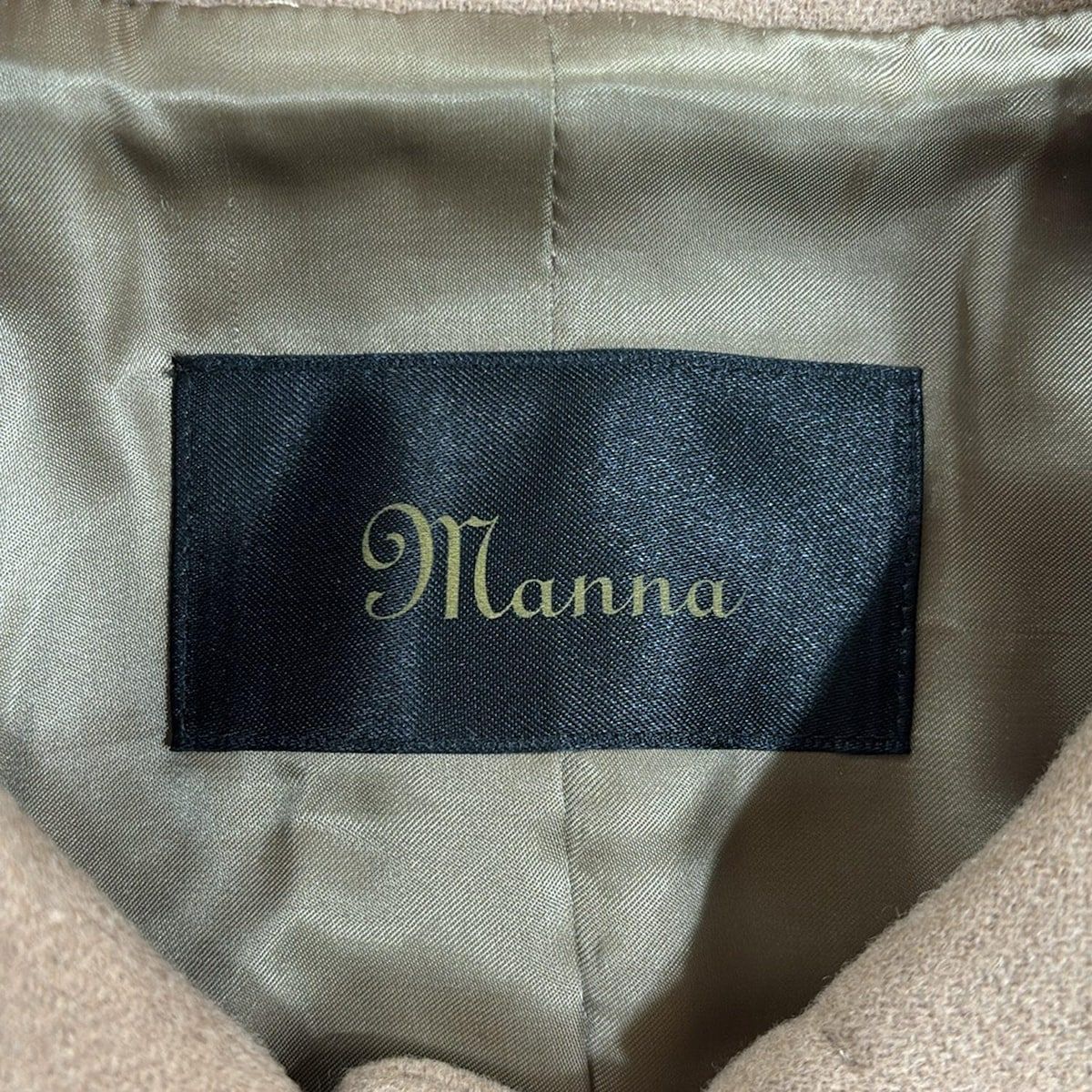 MANNA マンナ コート サイズM レディース - ベージュ 長袖 秋 冬 SIROKUMA-CORPORATION_COM