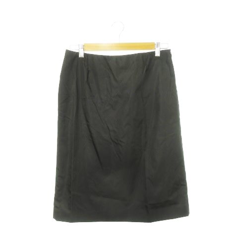 プラダ PRADA タイトスカート ひざ丈 ミモレ ナイロン 44 M～L