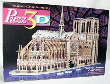 【中古】(非常に良い)Notre Dame Cathedral 952 Piece 3D Jigsaw Puzzle Made by Wrebbit Puzz-3D by puzz 3d