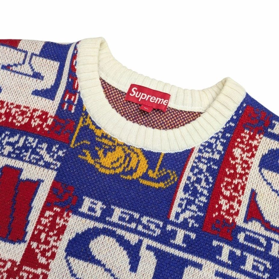 SUPREME Supreme シュプリーム 23SS Scarf Sweater スカーフセーター