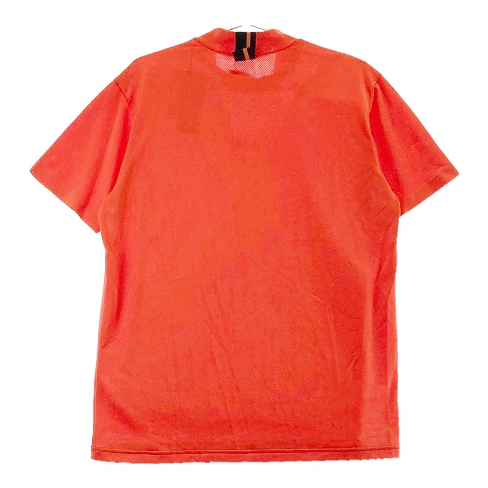サイズ 6 PGG PEARLY GATES パーリーゲイツ モデル ハイネック半袖Tシャツ オレンジ系 240101271973 ゴルフウェア メンズ ストスト