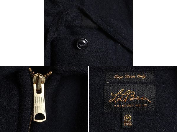 エルエルビーン 筆記体タグ ダブル マッキノー ジャケット ブルゾン 濃紺 XL お得なクーポン配布中!】 エルエルビーン シグネチャー ダブル