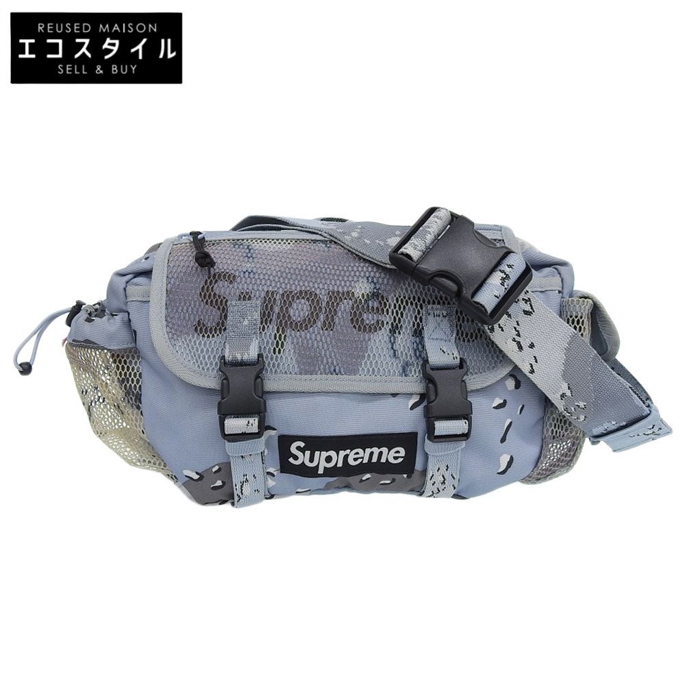 Supreme シュプリーム カモフラ ウエストバッグ ショルダーバッグ メンズ ライトブルー 20SS