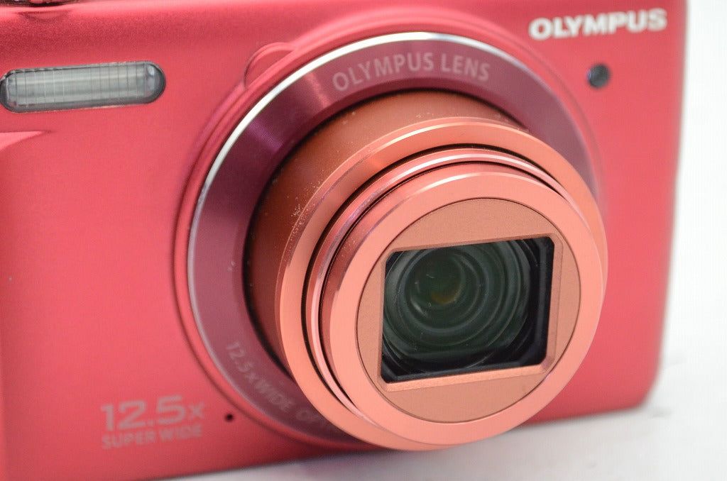 【やや訳あり】 OLYMPUS コンデジ STYLUS VR-370 RED OLYMPUS コンパクトデジカメラ STYLUS VR-370 レッド やや訳あり