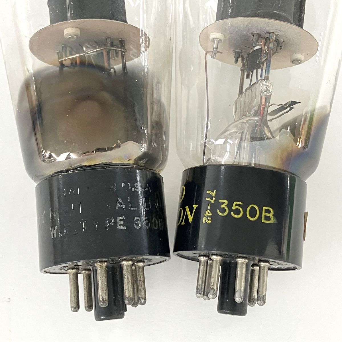 NATIONAL UNION UNITED ELECTRON 350B 真空管 2本セット 中古 Y9281310
