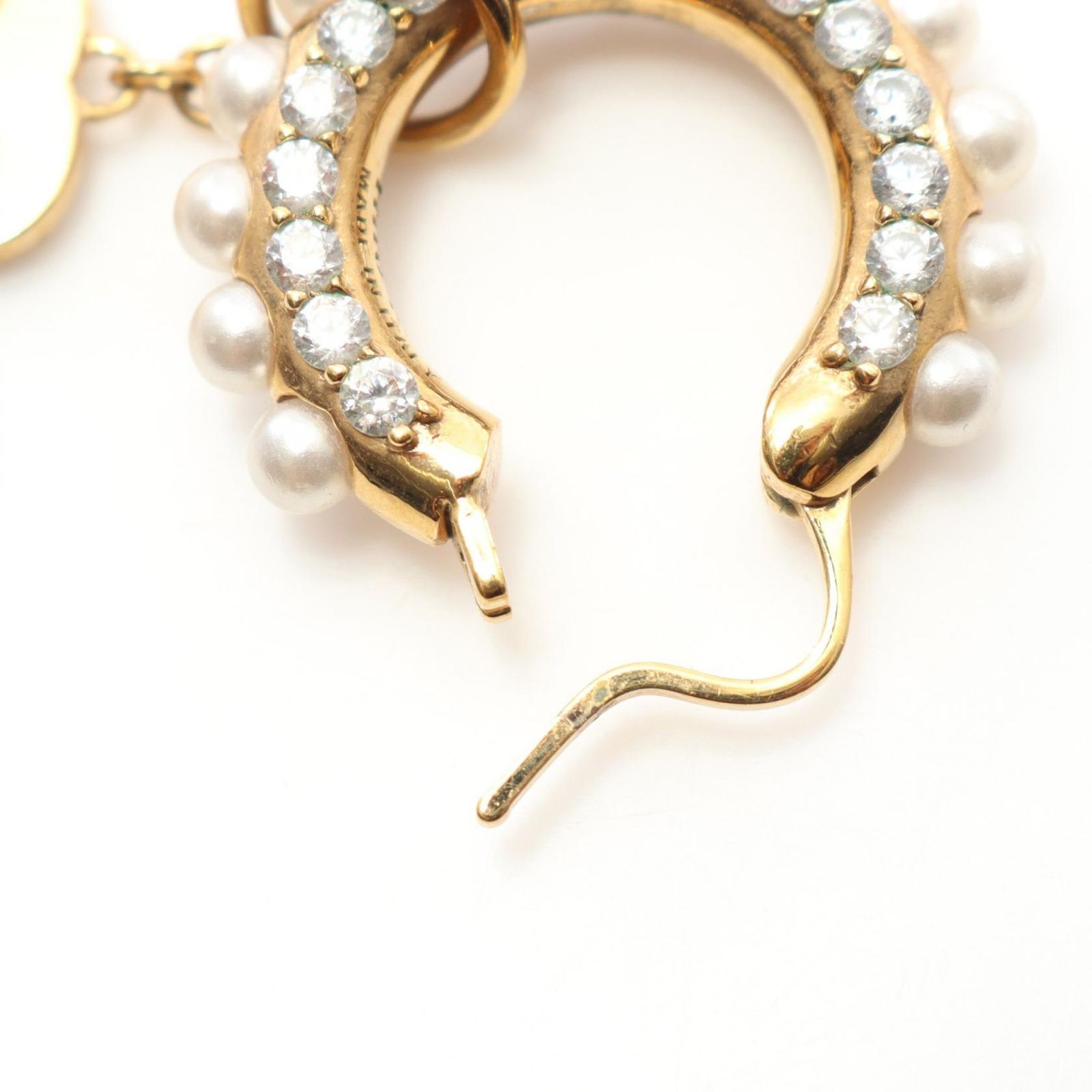 専用miu miu ゴールドスタッズピアス ミュウミュウ MIUMIU 5JO647 2DAM F00Y7 サークル Mロゴ