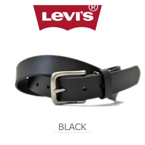 ベルト メンズ 本革 リーバイス 29ミリ 新品 LEVI'S 6602BK