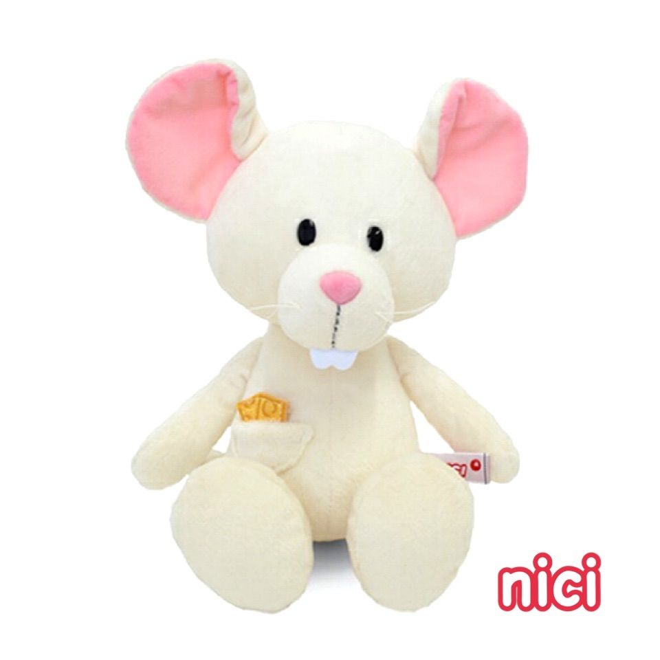 NICI ニキ ぬいぐるみ こねずみ ホワイト 完売品 - メルカリ