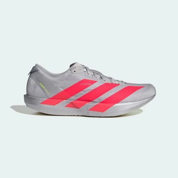 adidas アディゼロジャパン9 シルバー　レッド　26.5 マラソンシューズ adidas アディゼロジャパン9 シルバー レッド 26.5 マラソン