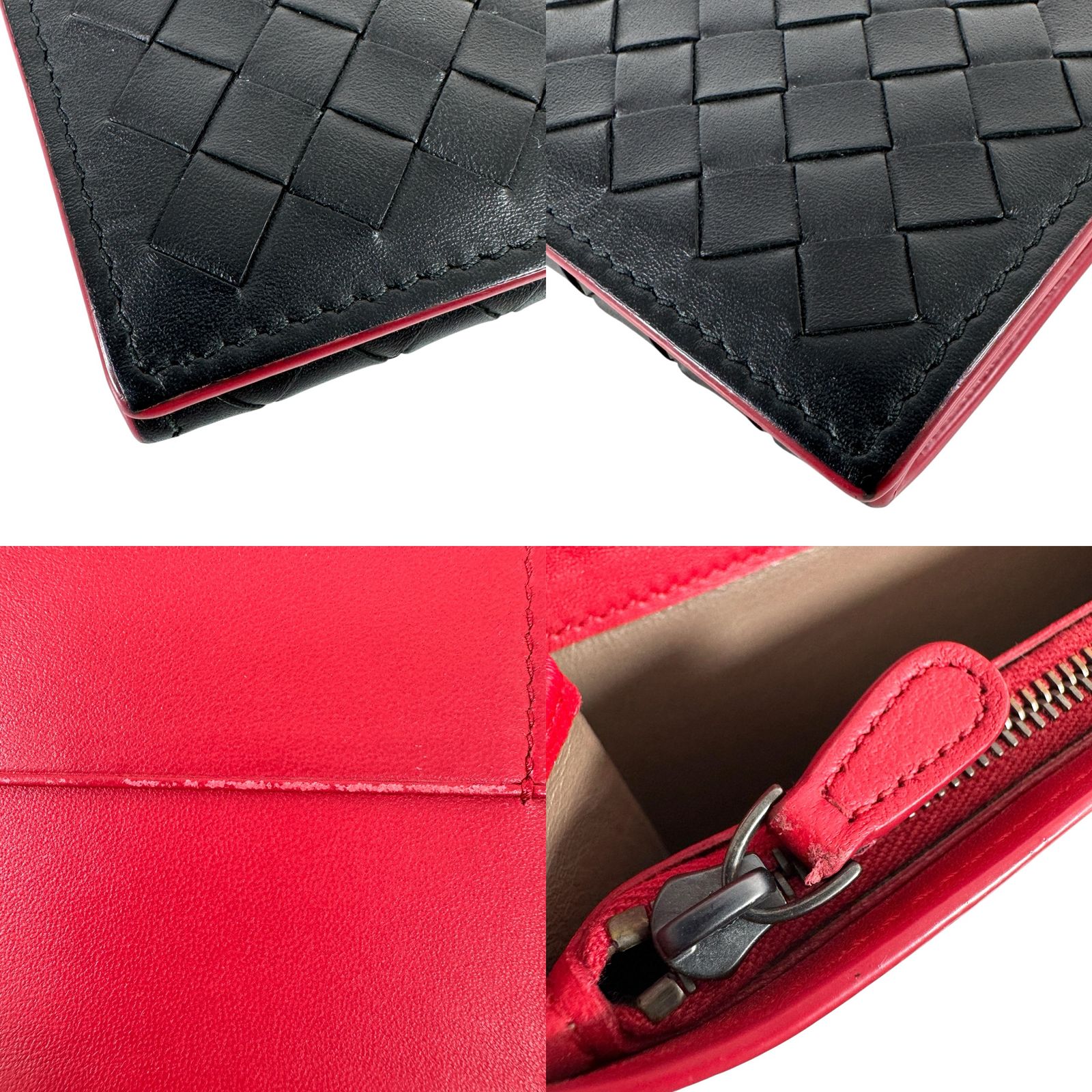 □ボッテガヴェネタ□財布□長財布□イントレチャート□ブラック