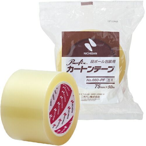 ニチバン カートンテープ 660PF-75 1巻
