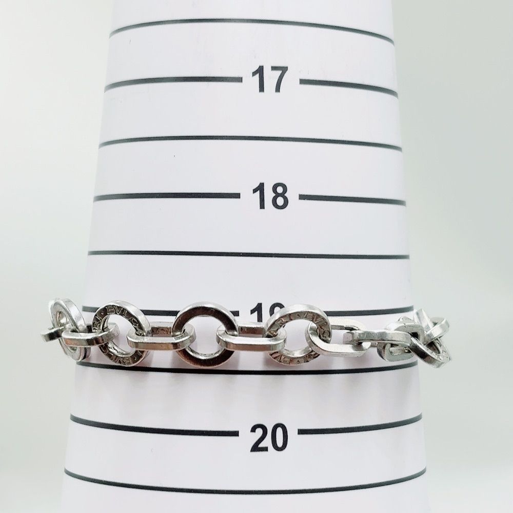 販売 ブルガリ シルバーサークルチェーンブレスレット ブルガリ