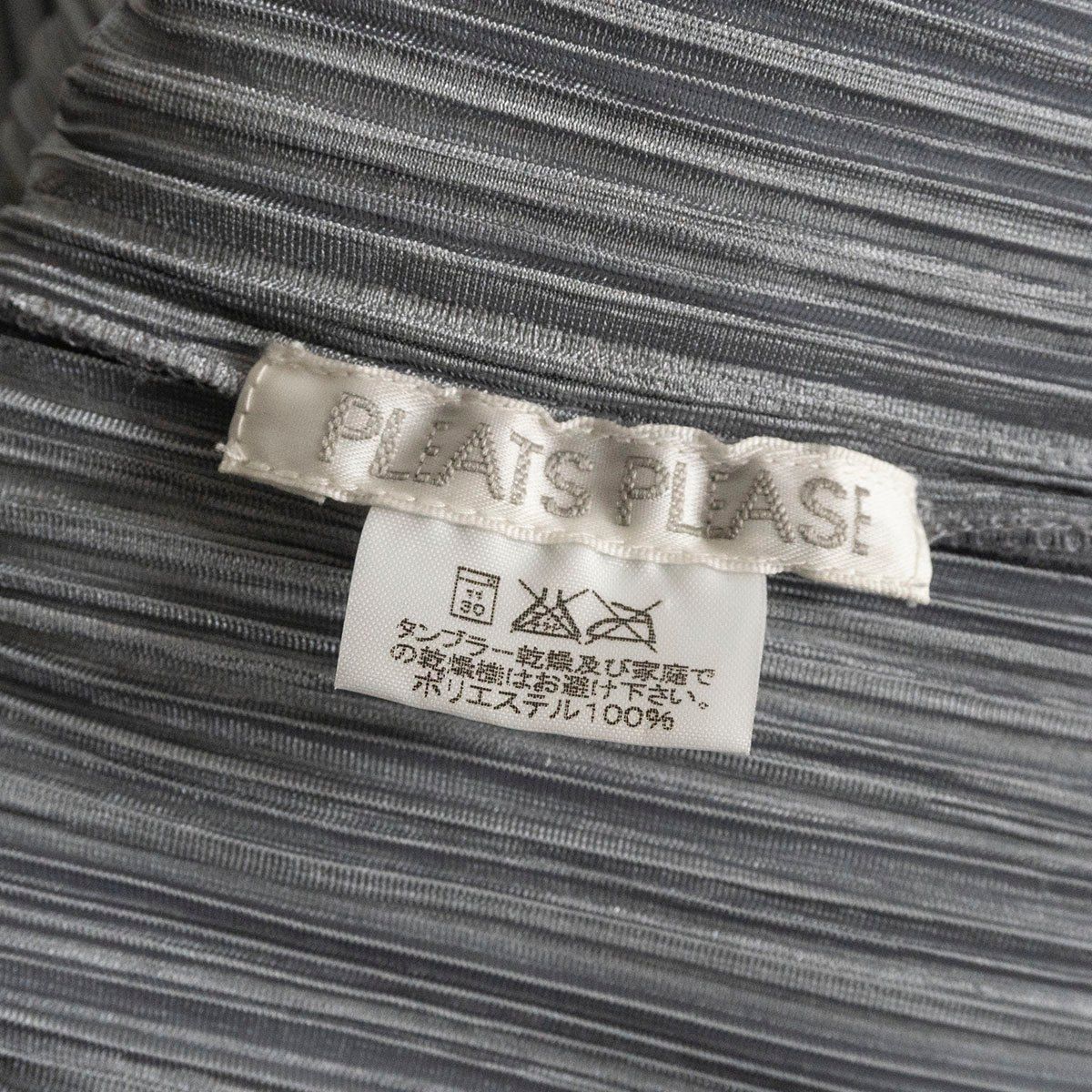 美品】PLEATS PLEASE【ハイネック プリーツ カットソー