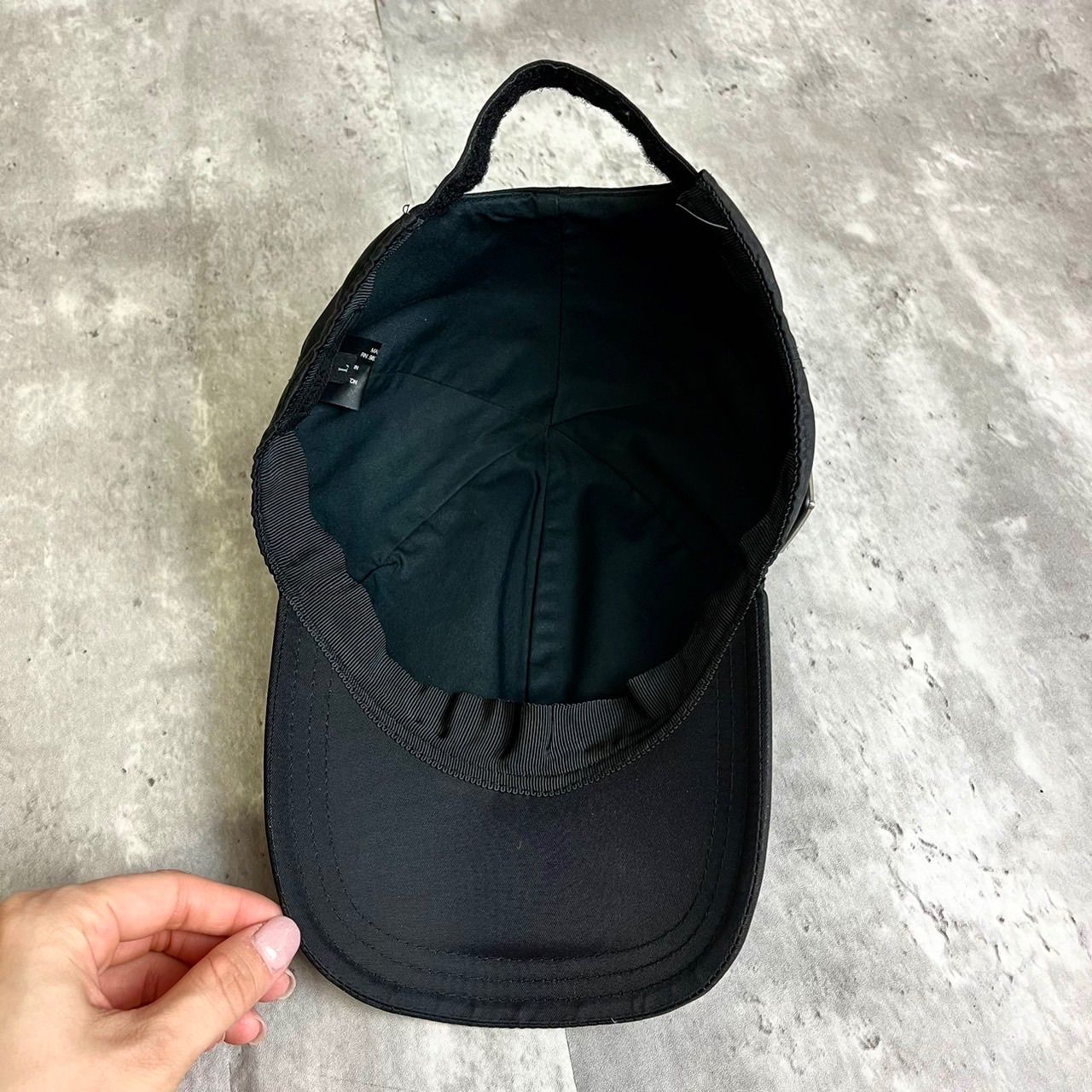 ✨良品✨ PRADA プラダ 帽子 ベースボールキャップ Lサイズ 三角