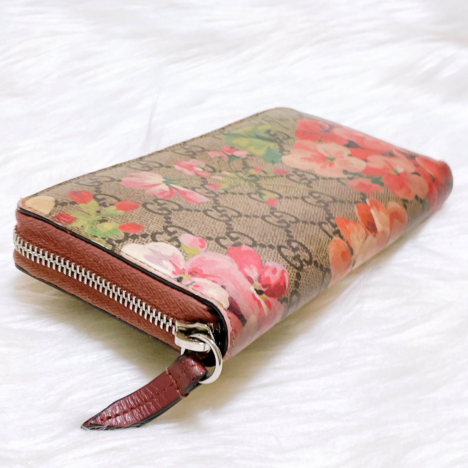 GUCCI ブルームス フラワープリント コインケース 花柄 財布 GG