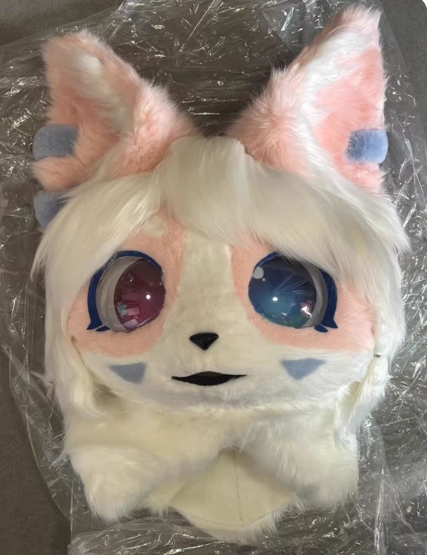 ファースーツ 着ぐるみセット NO.68 ピンク ケモノ ファースーツ 全頭ヘッド ぬいぐるみ コスプレ コスチューム kigurumi