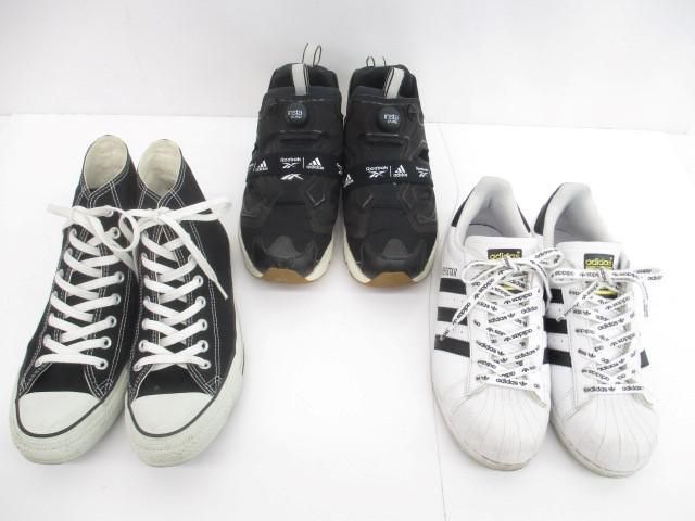 コンバース リーボック アディダス FU9239 M9160 EG6325 3点 26.5cm メンズ