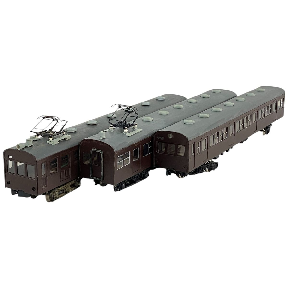 【美品】 72系 国鉄 メーカー不明 ジャンク 通勤電車 キット 3両セット JR、国鉄車輌