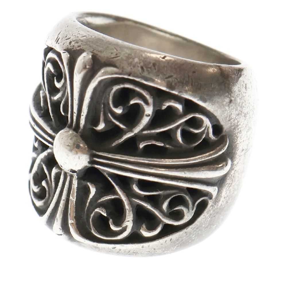 CHROME HEARTS (クロムハーツ) CLASSIC OVAL クラシックオーバルクロス リング シルバー BCA340