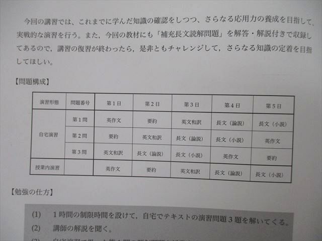 TY27-020 鉄緑会 高2英語内部B テキスト 2015 計2冊 24S0D