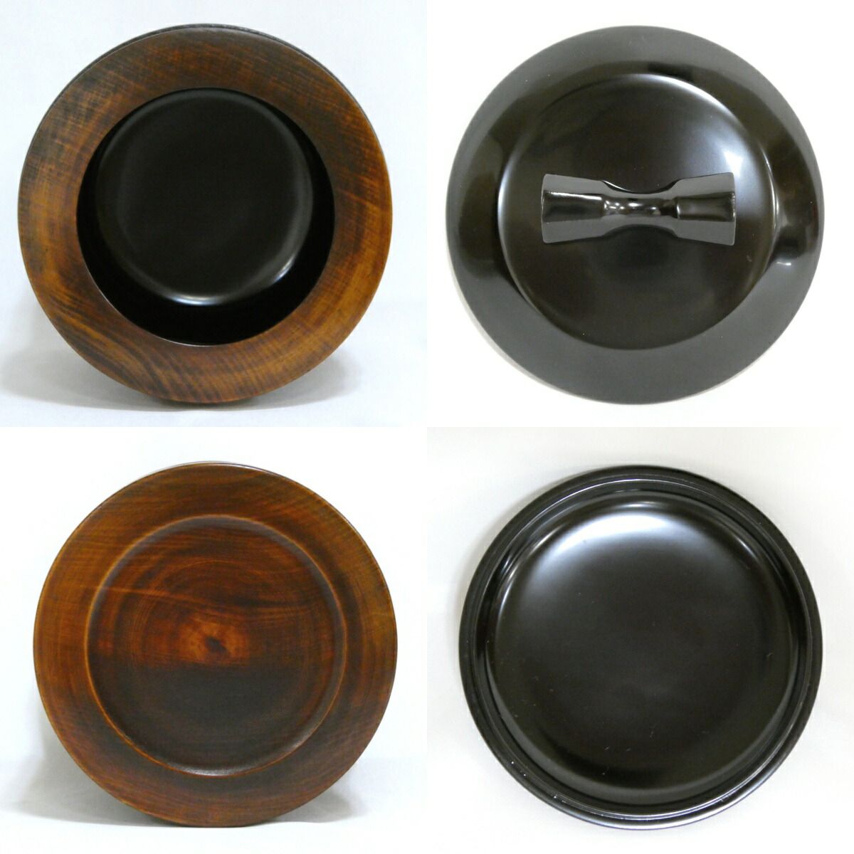 塗師 宗賀(新井宗賀)作　一閑ヘギ目　縁高重(段付)  美品　茶道具　送料込 塗師 宗賀(新井宗賀)作 一閑ヘギ目 縁高重(段付) 美品 茶道具