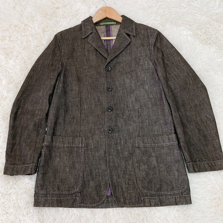 美品】Paul Smith ポールスミス デニムジャケット テーラード コットン