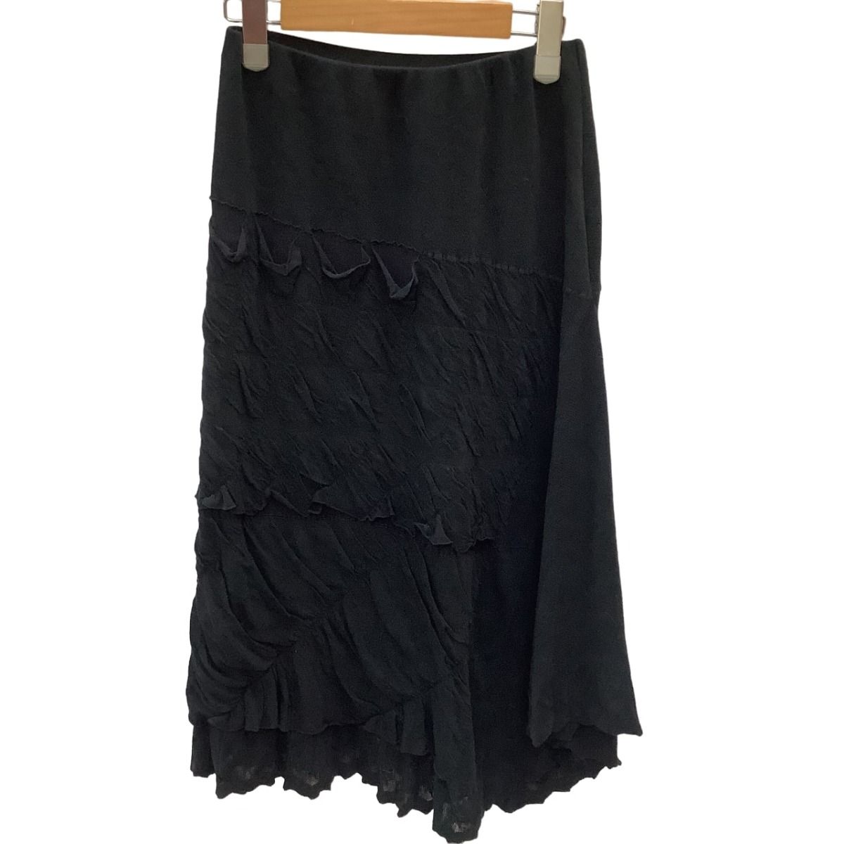 ♪♪ISSEY MIYAKE HeaRT HaaT イッセイミヤケ スカート SIZE 2 HA51JG215 ブラック