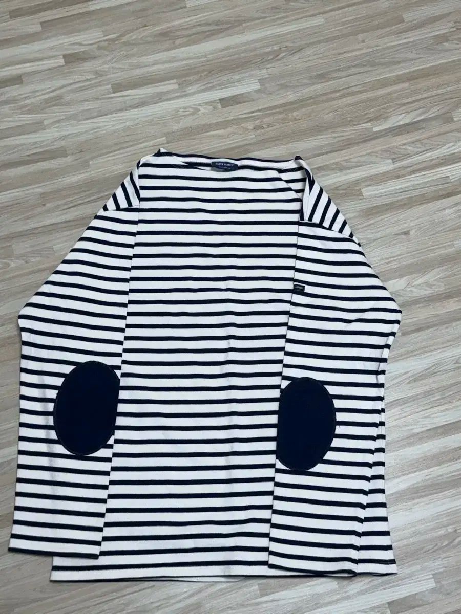 SAINT JAMES セントジェームス ギルド エルボー パッチ 長袖 Tシャツ T-6