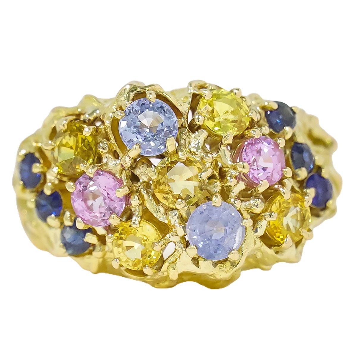 本物 桐山雄三 マルチストーン K18 YG リング 指輪 14号 イエローゴールド マルチカラー アクセサリー ジュエリー 中古 【フォロー割】 -  メルカリ