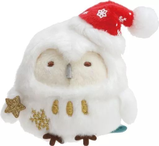 中古】ぬいぐるみ ゆきがつもったふくろう(2021) てのりぬいぐるみ