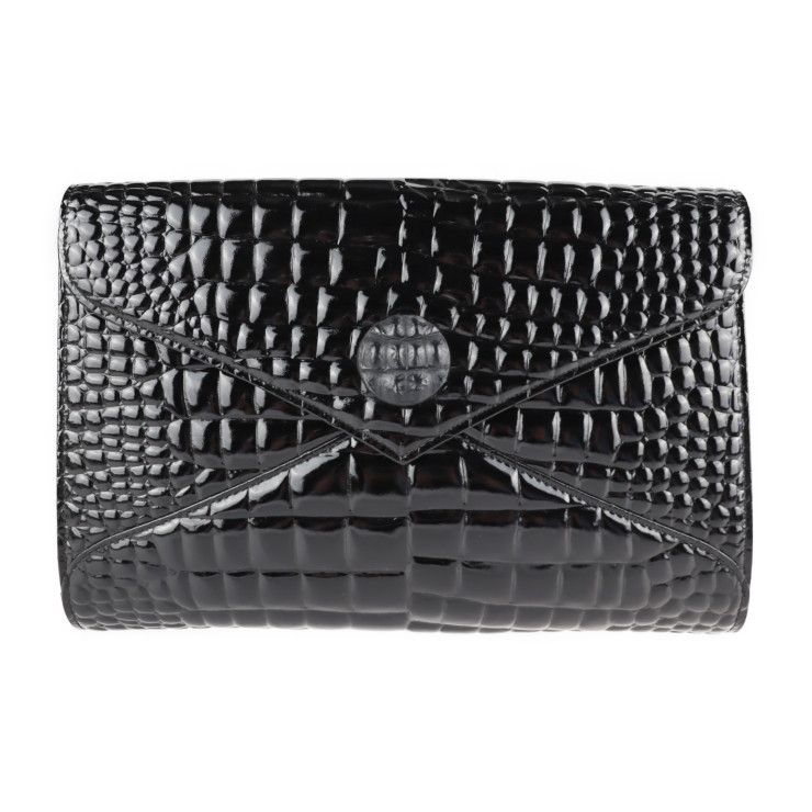 YVES SAINT LAURENT イヴ サンローラン クラッチバッグ パテントレザー