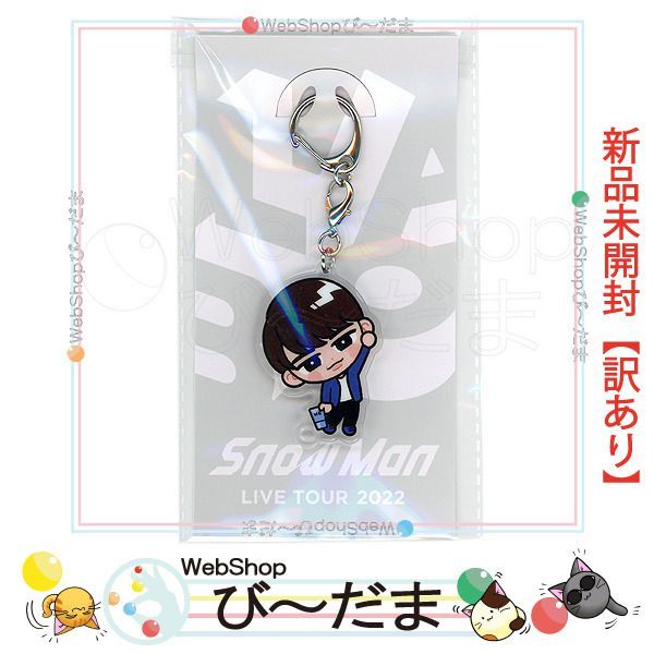 [bn:6]  【未開封】【訳あり】 Snow Man すのチルぶら下がりシリーズ アクリルキーホルダーver. 渡辺翔太新品Sa