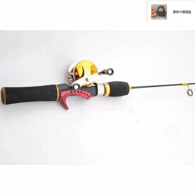 新品・未使用】フィッシング 釣り竿 穴釣り ワカサギ釣り ベイト