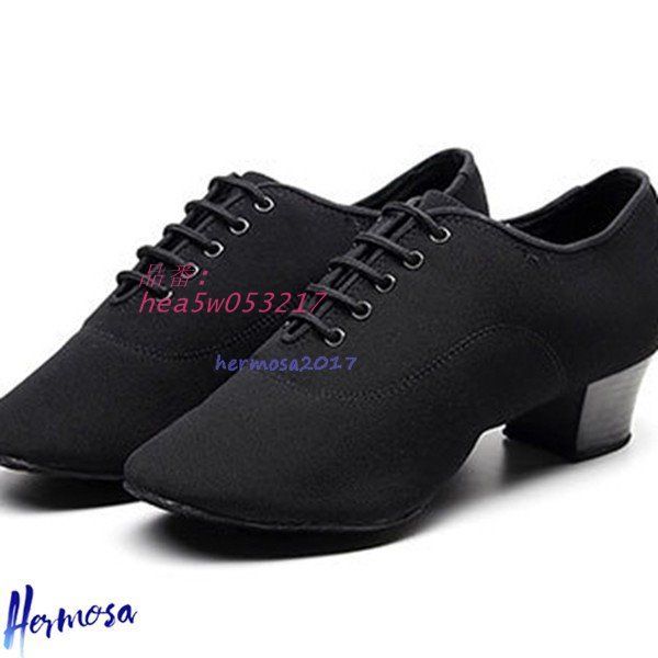 大人気，【高品質の製品】ダンス社交ダンス メンズ モダンジャズ ラテン バレー 各種ダンス フェルトソール通気性 黒 踊りやすい スプリット  hea5w053217 ゴムスニーカー