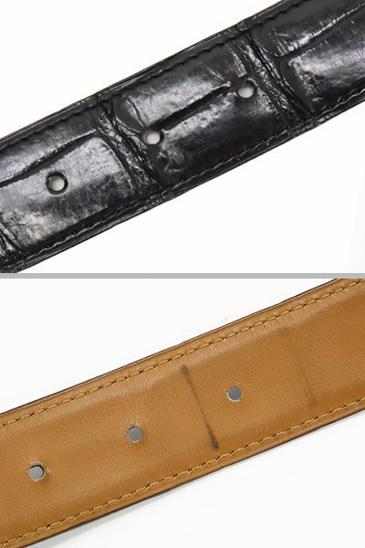 美品　HERMES　エルメス　コンスタンス　クロコ　ベルト　ポロサス HERMES 人気□HERMES エルメス ポロサス コンスタンス Hロゴ