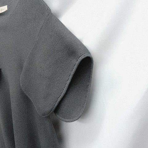 HEVE へイヴ ペタルニット チャコールグレー F □○ - メルカリ