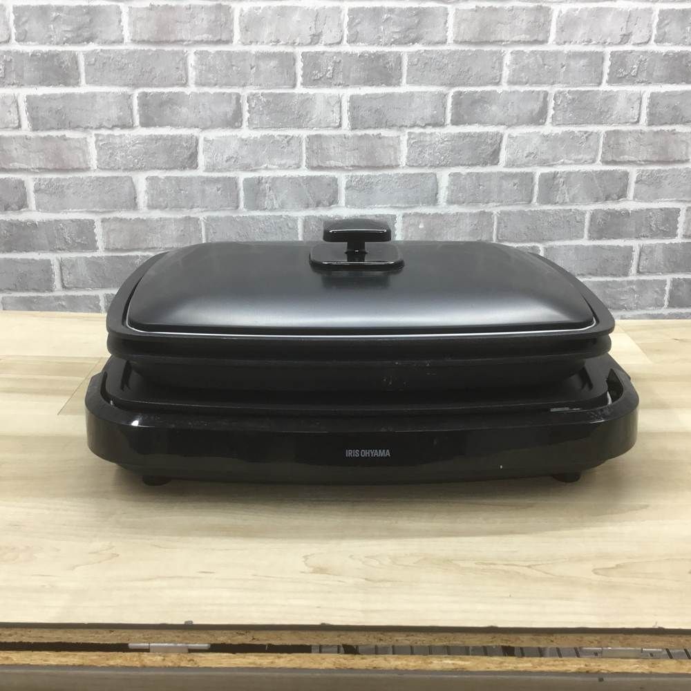 アイリスオーヤマ ホットプレート 網焼き風プレート 3枚 APA-137-B