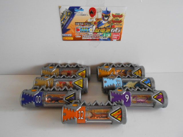 ♯Jhw28RJ 獣電戦隊キョウリュウジャー 獣電池 06 フルコンプ 7種 ♯Jhw28RJ 獣電戦隊キョウリュウジャー 獣電池 06 フルコンプ 7