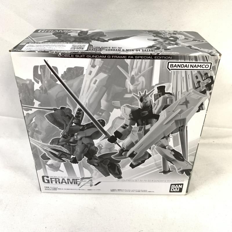 オプションパーツセット νガンダム＆サザビー GフレームFA 未開封 Amazon.co.jp: 機動戦士ガンダム GフレームFA νガンダム